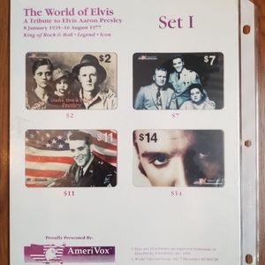 Elvis Presley calling cards